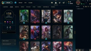 Conta lol - lvl 365 com 138 skins e mais! - League of Legends