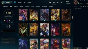 Conta lol - lvl 365 com 138 skins e mais! - League of Legends
