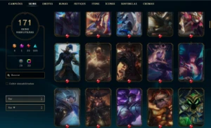 Conta De Lol Nível 578, Todos Os Campeões E Com 171 Skins - League of Legends
