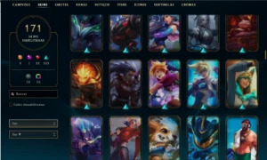 Conta De Lol Nível 578, Todos Os Campeões E Com 171 Skins - League of Legends