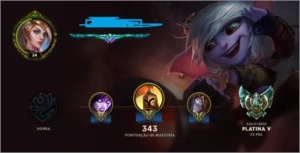 Conta Platina V - League of Legends LOL