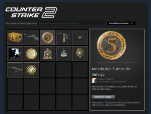 Conta Cs2 Com 6 Medalhas, Level 8 Faceit E 16 Gc + Jogos - Counter Strike