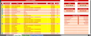 Planilha de Controle Contas a Pagar e Receber - Planilhas e Dashboards