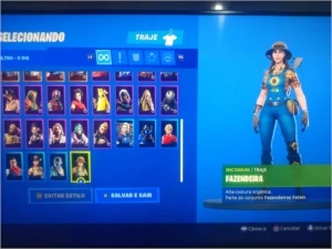 Fortnite +Salve o Mundo+Ikonik+Mais de 40 skins+500 vbucks
