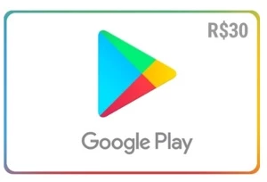Código do Google Play R$ 30,00
