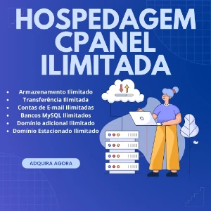 Desfrute de Hospedagem Cpanel Ilimitada por Tempo Ilimitado!