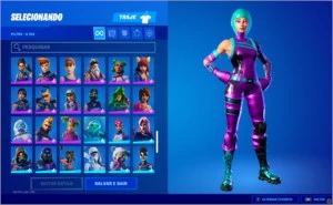 conta de fortnite S3 full, galaxy, minty, wonder, glow.