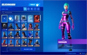conta de fortnite S3 full, galaxy, minty, wonder, glow.