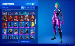 conta de fortnite S3 full, galaxy, minty, wonder, glow.