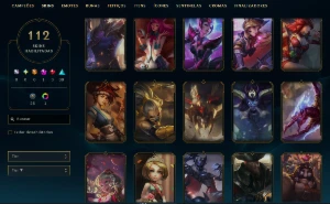 Conta De Lol Full Acesso  - Main Jungle E Mid - 112 Skins - League of Legends