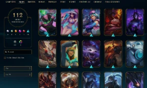 Conta De Lol Full Acesso  - Main Jungle E Mid - 112 Skins - League of Legends