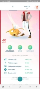 Conta pokemon go lvl40 100% canela - Pokémon