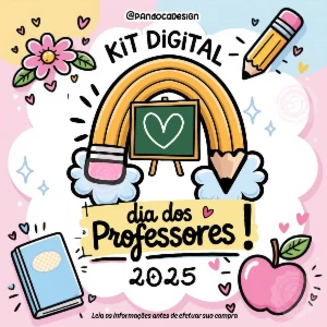 Kit Digital - Dia Dos Professores 2025 Pandoca - Others