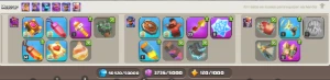 Conta Cv 18 bem Upada - Clash of Clans