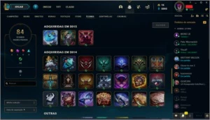 Conta League of Legends - Ícones 2014, Skins e 128 Champs LOL