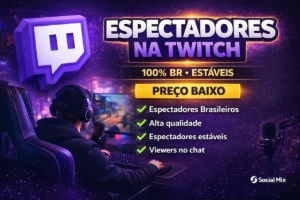 Twitch Seguidores | Views | Garantia de 30 dias - Redes Sociais
