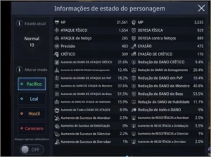 Guerreiro lvl 45 com 46k de poder - MIR4