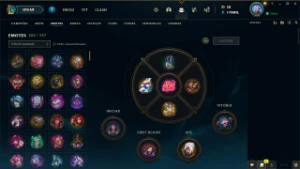 Conta League of Legends com mais de 500 skins LOL