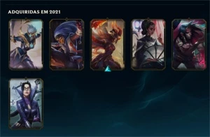 Conta lol lvl 111 com varias skins - League of Legends