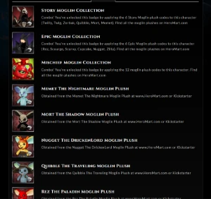 Conta Aq3d Com 12 Moglins, Guardian E Heromarts! - Adventure Quest World AQW