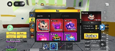 Combo Contas Blox Fruits Upadas - Roblox