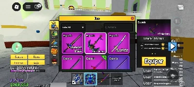 Combo Contas Blox Fruits Upadas - Roblox