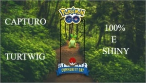 CAPTURO TURTWIG 100% SHINY NO DIA DA COMUNIDADE!!! - Pokémon