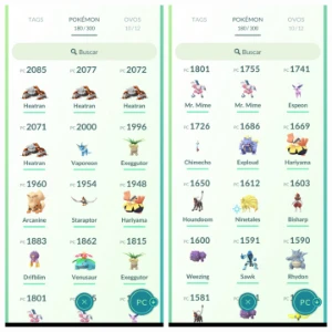 Conta Pokemon Go nível 30 - Time Azul - Pokémon