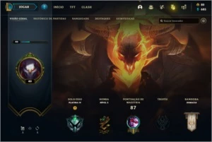 CONTA PLATINA PROMOÇÃO - League of Legends LOL