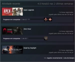 Conta Steam com mais de 100 Games, ARK FallGuys Valheim Lego