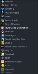 Conta Steam com mais de 100 Games, ARK FallGuys Valheim Lego
