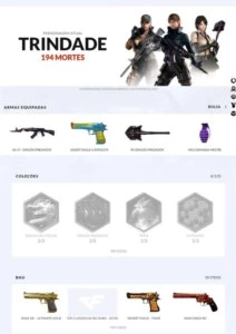 CONTA DE CROSSFIRE 5 VIPS E ALGUMAS ARMAS ESPECIAIS