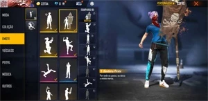 Conta free fire rara