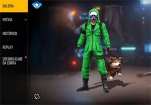 Conta free fire rara