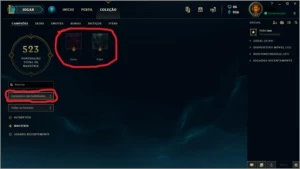 Conta League of Legends D5 LOL