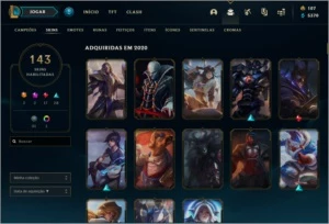 Conta 2013 143 skins + info na descrição - League of Legends LOL