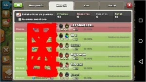 Clash of clans cv7 mais clã