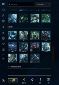 Conta League of Legends Full Acesso - 151 Champs e 119 Skins LOL