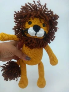 Amigurumi Leão em Crochê - Artesanato e Personalizados