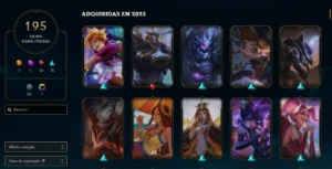 Conta antiga - Todos os champs - League of Legends LOL