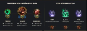Conta antiga - Todos os champs - League of Legends LOL