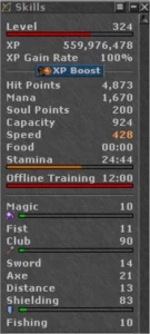 TIBIA MENERA KNIGHT 320