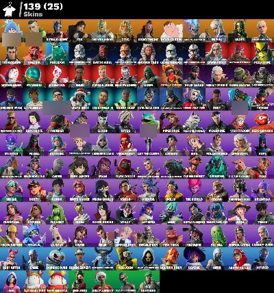 Conta Fortnite | 139 Skins | Spider-Gwen | Entrega automátic