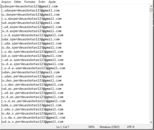 Gero mais de 100 E-mails com um Gmail - Emails