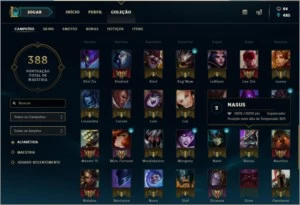 CONTA COM TODOS CAMPEOES E 241SKINS. - League of Legends LOL