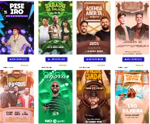 Pacote Premium ARTES para SHOWS E EVENTOS (100% Editável) - Others