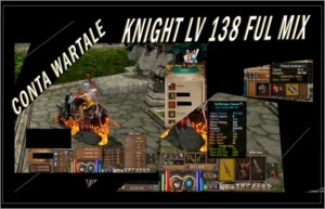 Conta Wartale Knight level 138 Ful Itens Mix - Priston Tale