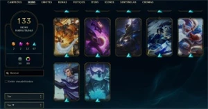 Conta do lol, com skin exclusiva do Pyke - League of Legends