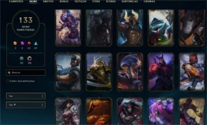 Conta do lol, com skin exclusiva do Pyke - League of Legends