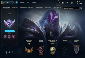 Conta do lol, com skin exclusiva do Pyke - League of Legends